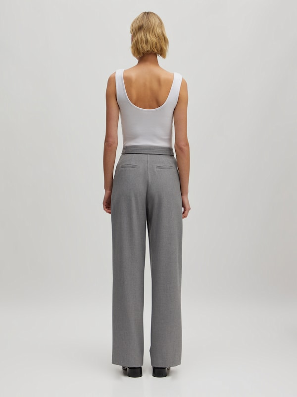 EDITED EDITED Wide Leg Hose 'Elna' in Grau Muttertagsangebot