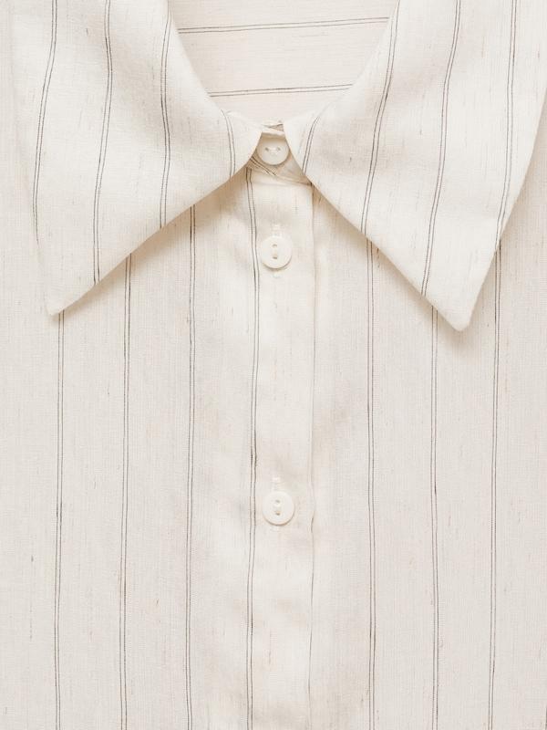 MANGO MANGO Bluse 'CORTAZAR' in Ecru Saisonale Angebote