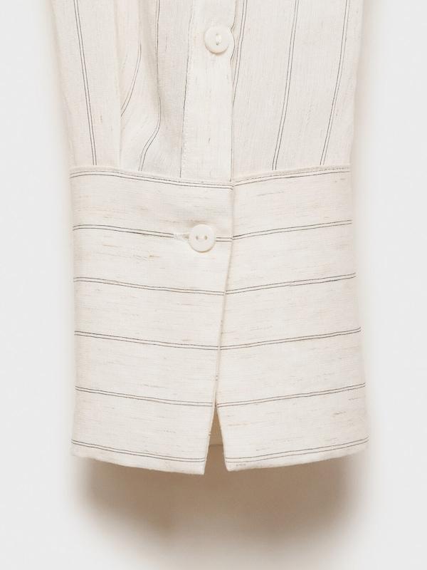 MANGO MANGO Bluse 'CORTAZAR' in Ecru Saisonale Angebote