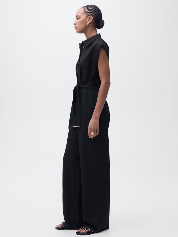 MANGO MANGO Jumpsuit 'Rondi' in Schwarz Bis zu 50% Rabatt