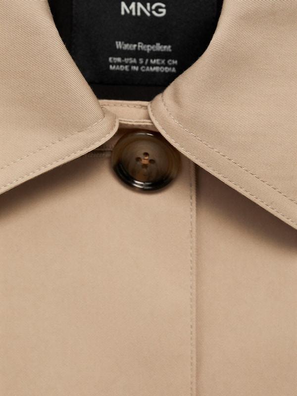 MANGO MANGO Jacke 'Newyork' in Khaki Nur für heute
