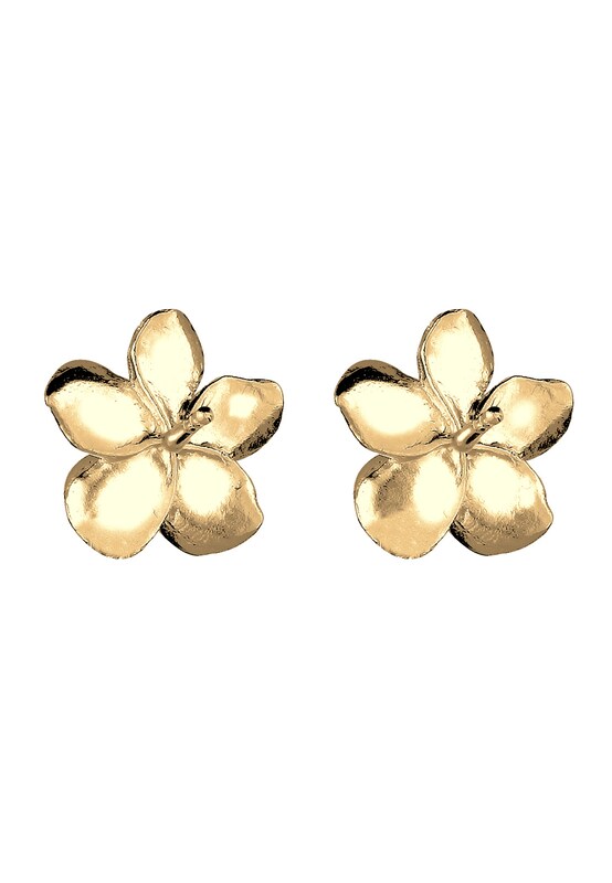 ELLI ELLI Ohrringe 'Frangipani Blüte' in Gold Discount Store für neue Produkte