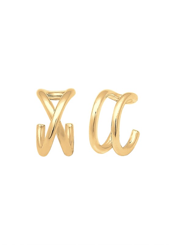 ELLI ELLI Earcuff 'Geo' in Gold Begrenzt auf 3 Tage