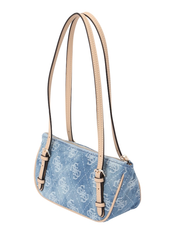 GUESS GUESS Schultertasche in Blue Denim Hellblau Räumungsverkauf