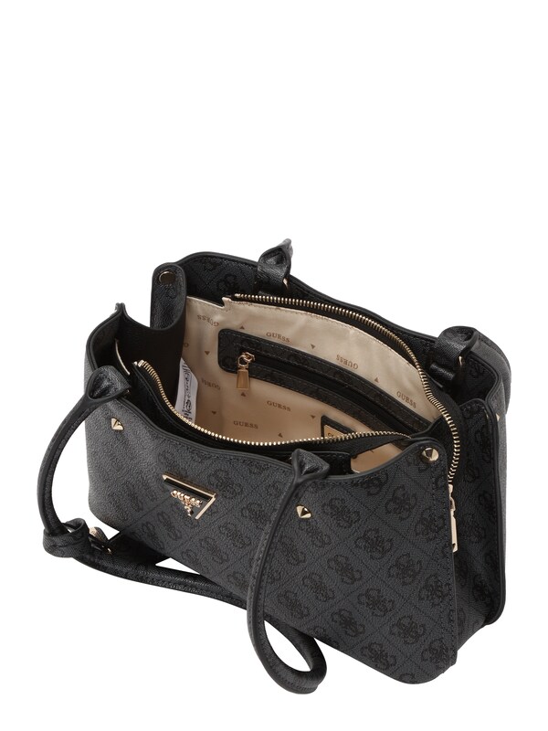 GUESS GUESS Schultertasche 'Meridian' in Basaltgrau Bis zu 55% Rabatt