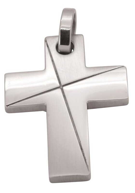 FIRETTI FIRETTI Anhänger 'Kreuz' in Silber Black Friday Preise