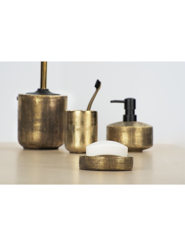 Wenko Wenko Bad-Accessoire Set 'Rivara' in Gold Neuheiten