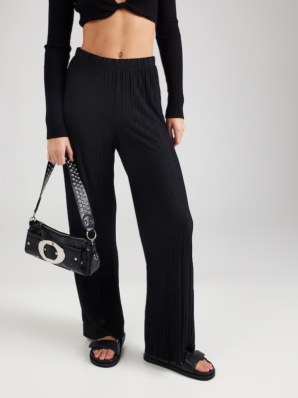 VILA VILA Wide Leg Hose in Schwarz Günstiger Verkauf