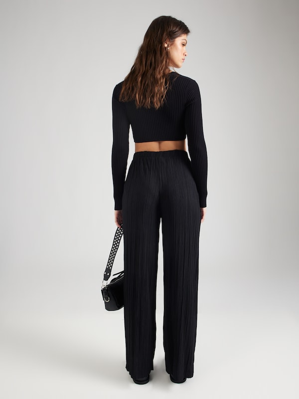 VILA VILA Wide Leg Hose in Schwarz Günstiger Verkauf