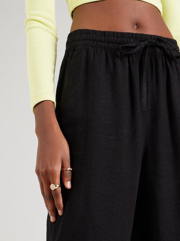 VERO MODA VERO MODA Wide Leg Hose 'LINN' in Schwarz Fabrikverkauf