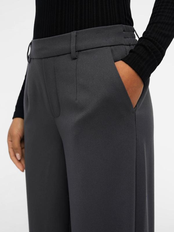 OBJECT OBJECT Wide Leg Hose 'OBJLisa' in Grau Kostenloser Versand