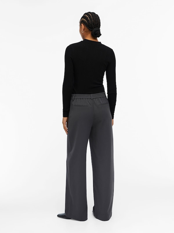 OBJECT OBJECT Wide Leg Hose 'OBJLisa' in Grau Kostenloser Versand