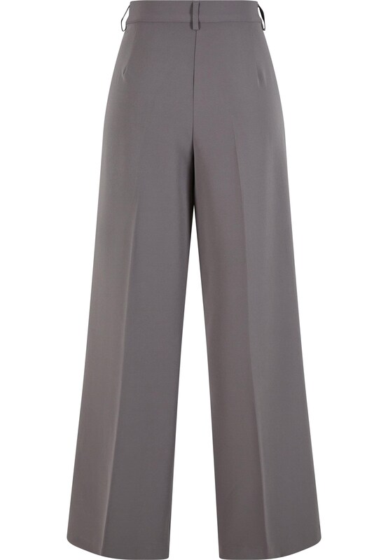 Urban Classics Urban Classics Wide Leg Bundfaltenhose in Grau Limitierter Zeitrabatt