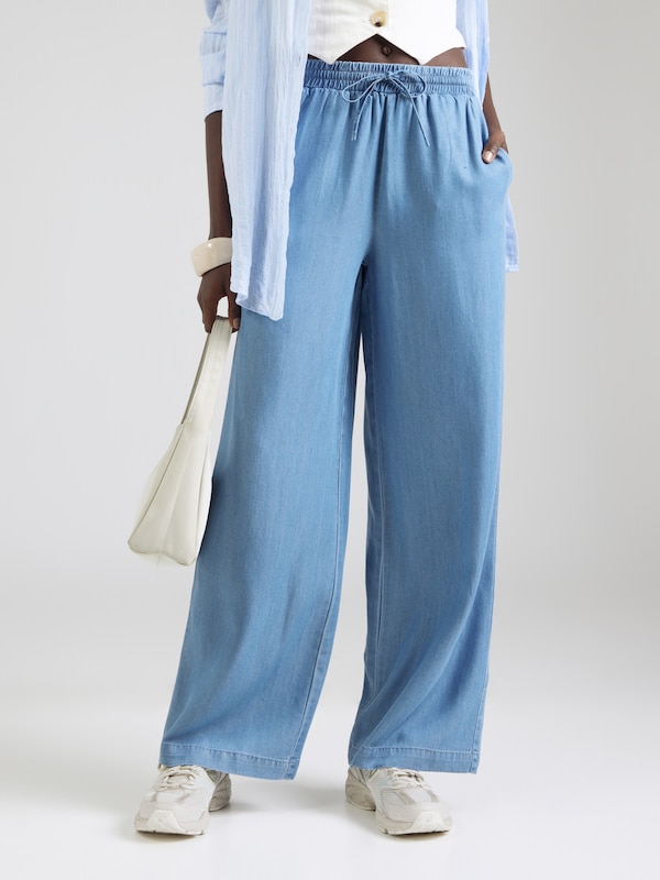 VERO MODA VERO MODA Wide Leg Hose 'VMBREE' in Blue Denim Günstig kaufen