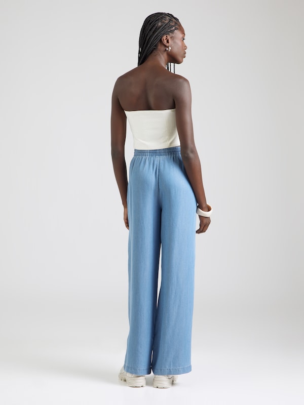 VERO MODA VERO MODA Wide Leg Hose 'VMBREE' in Blue Denim Günstig kaufen