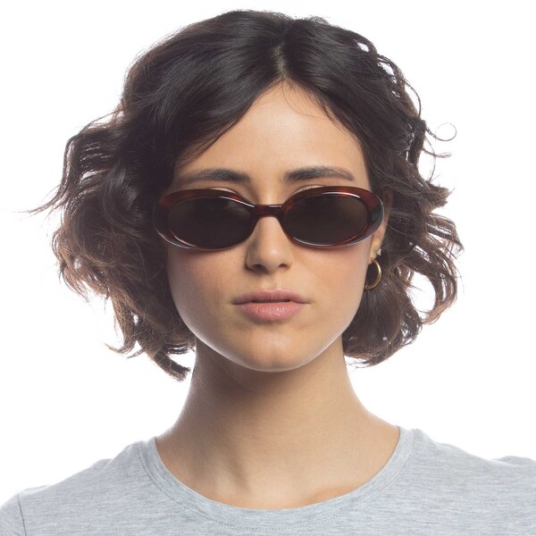 LE SPECS LE SPECS Sonnenbrille 'Work It' in Kastanienbraun Schoko Neueste Stile