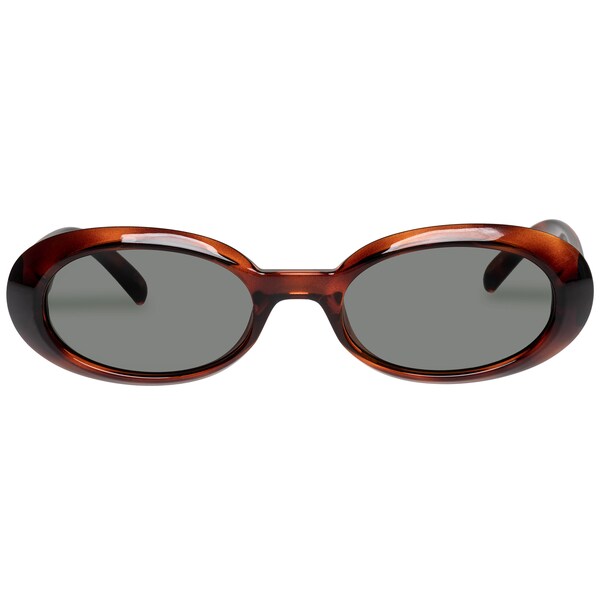 LE SPECS LE SPECS Sonnenbrille 'Work It' in Kastanienbraun Schoko Neueste Stile