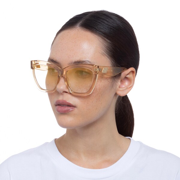 LE SPECS LE SPECS Sonnenbrille 'Vamos' in Champagner 50% Rabatt mit kostenlosem Versand