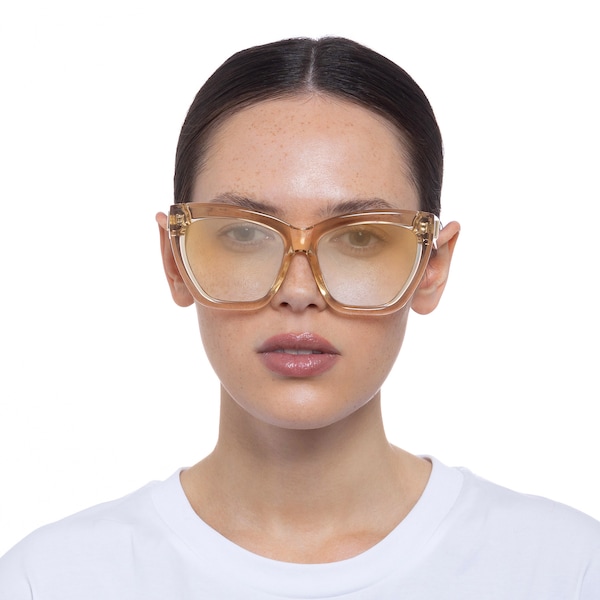 LE SPECS LE SPECS Sonnenbrille 'Vamos' in Champagner 50% Rabatt mit kostenlosem Versand