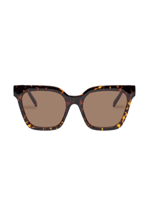 LE SPECS LE SPECS Sonnenbrille 'Star Glow' in Braun Karamell 50% Rabatt für begrenzte Zeit