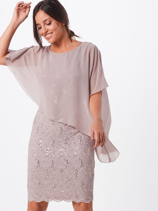 SWING SWING Kleid in Beige Schlussverkauf