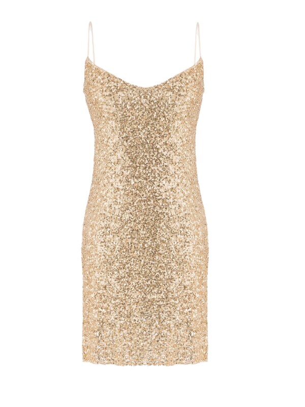 No Matter What No Matter What Kleid in Gold