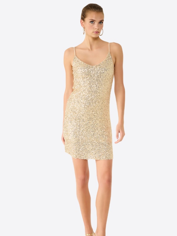 No Matter What No Matter What Kleid in Gold Fabrik Onlineshop