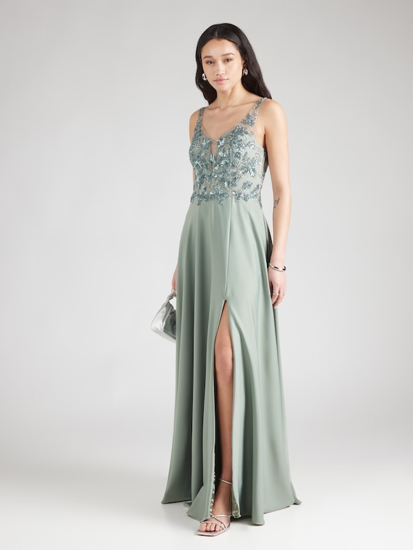 Unique Unique Kleid in Pastellgrün Online Shopping