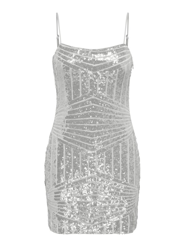 ONLY ONLY Kleid 'ONLScarlett' in Silber Saisonschlussverkauf