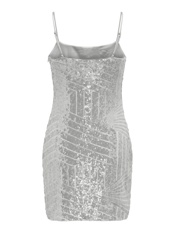 ONLY ONLY Kleid 'ONLScarlett' in Silber Saisonschlussverkauf