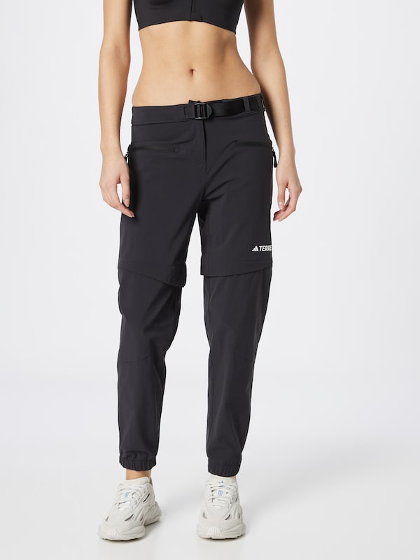 ADIDAS TERREX ADIDAS TERREX Tapered Sporthose 'Utilitas Zip-Off' in Schwarz Online Outlet