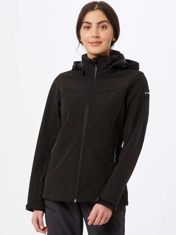 ICEPEAK ICEPEAK Outdoorjacke 'Brenham' in Schwarz Zeitlich begrenztes Angebot