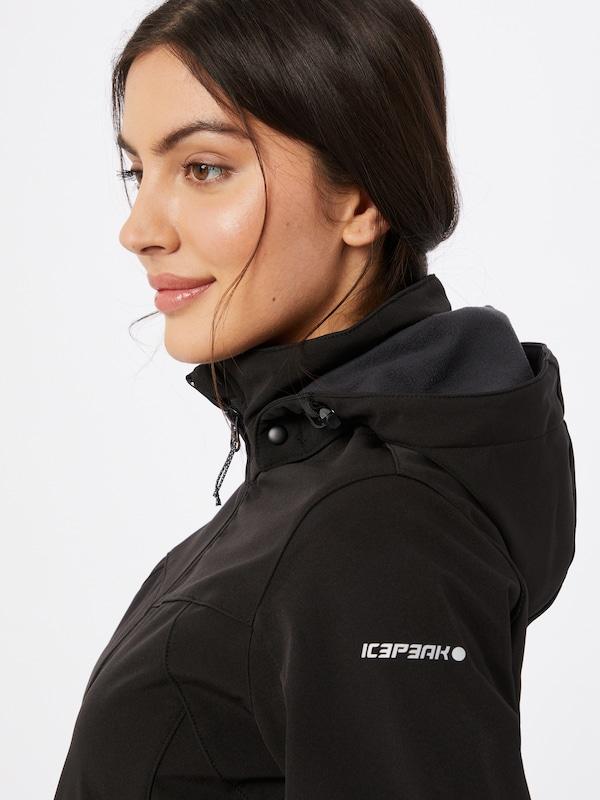 ICEPEAK ICEPEAK Outdoorjacke 'Brenham' in Schwarz Zeitlich begrenztes Angebot