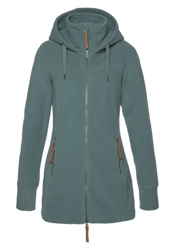 POLARINO POLARINO Funktionsfleecejacke in Taubenblau Exklusive Angebote