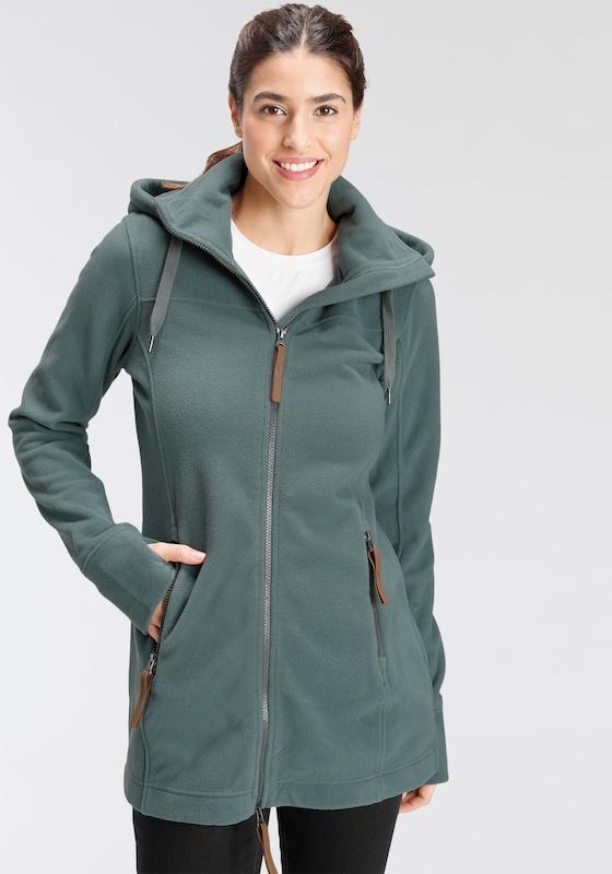 POLARINO POLARINO Funktionsfleecejacke in Taubenblau Exklusive Angebote