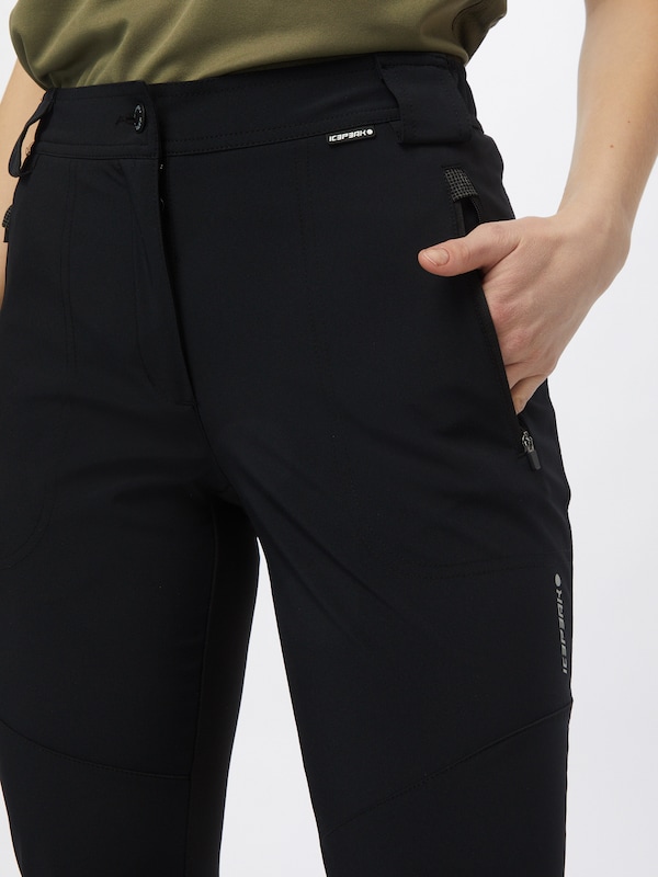 ICEPEAK ICEPEAK Regular Outdoorhose 'Doral' in Schwarz Neuheiten