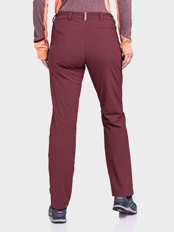 Schöffel Schöffel Regular Outdoorhose 'Engadin' in Burgunder Tägliche Deals