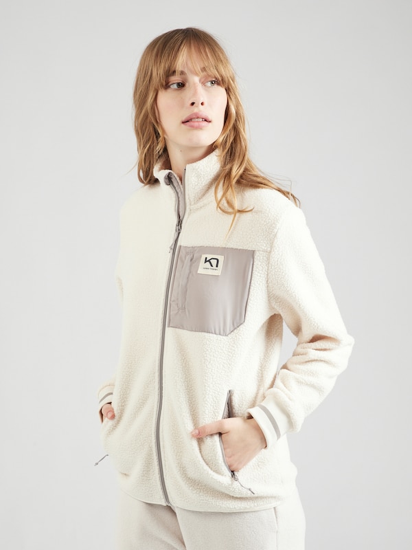 Kari Traa Kari Traa Funktionsfleecejacke 'Rothe' in Creme Kitt Begrenzte Freigabe
