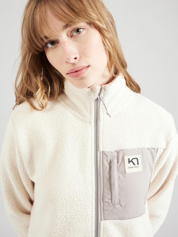 Kari Traa Kari Traa Funktionsfleecejacke 'Rothe' in Creme Kitt Begrenzte Freigabe