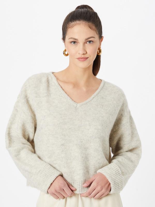 AMERICAN VINTAGE AMERICAN VINTAGE Pullover 'EAST' in Greige Neueste Stile