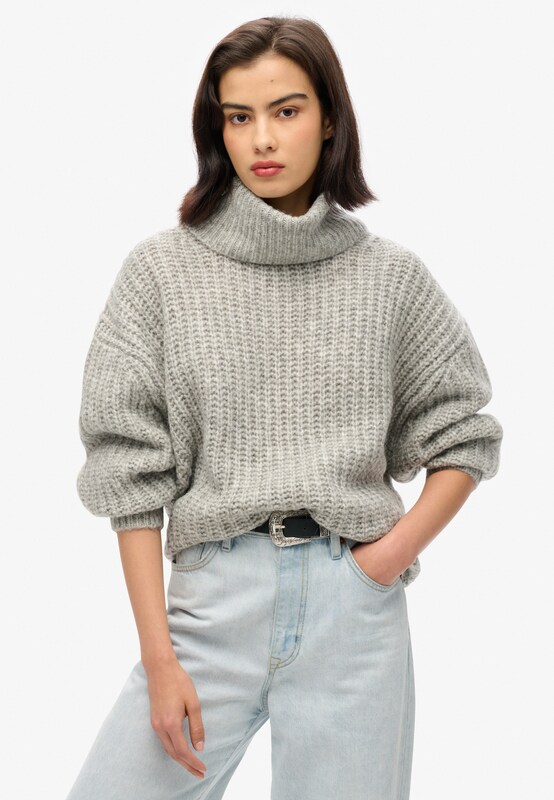 Superdry Superdry Pullover in Hellgrau Letzter Tag