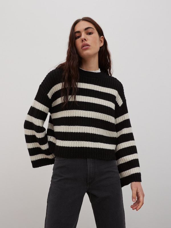 EDITED EDITED Pullover 'Louise' in Schwarz Zeitbegrenzte Promotion