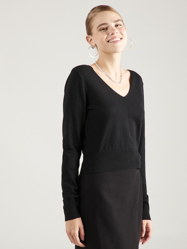 ABOUT YOU ABOUT YOU Pullover 'Lara' in Schwarz Bis zu 60% Rabatt