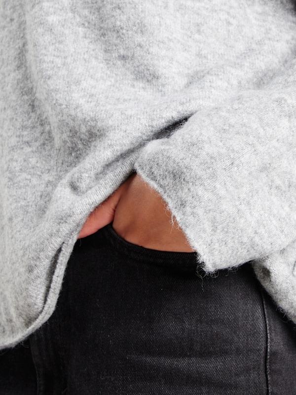 ABOUT YOU ABOUT YOU Pullover 'Birka' in Graumeliert Sonderangebot der Fabrik