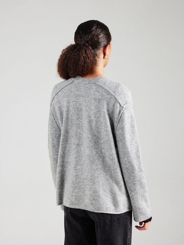 ABOUT YOU ABOUT YOU Pullover 'Birka' in Graumeliert Sonderangebot der Fabrik