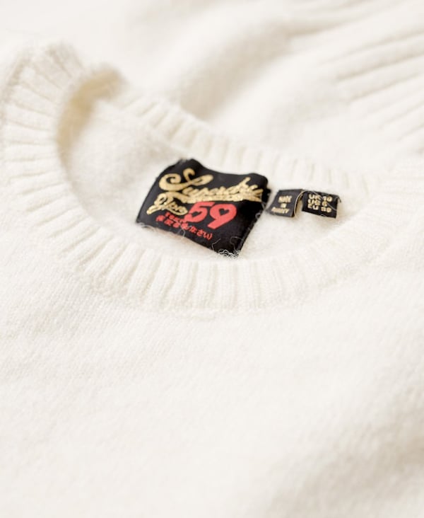 Superdry Superdry Pullover in Weiß Vierteljährliche Förderung