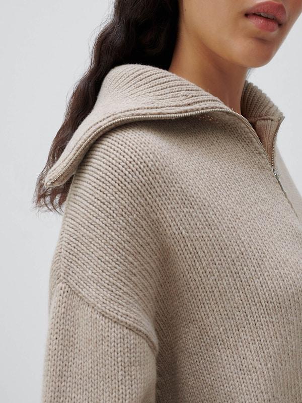ABOUT YOU x Marie von Behrens ABOUT YOU x Marie von Behrens Pullover 'Valentina' (GRS) in Kitt Bis zu 55% Rabatt