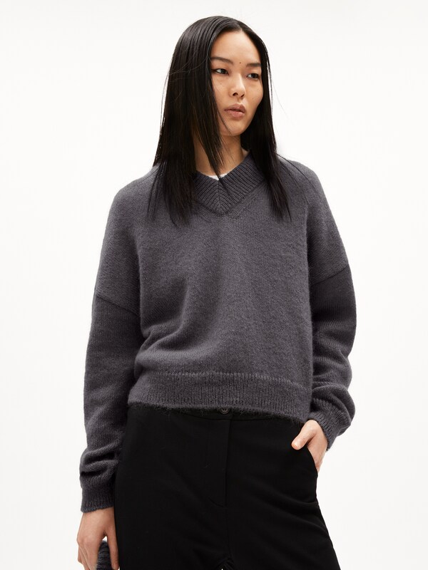 ARMEDANGELS ARMEDANGELS Strickpullover ' MOHAIR ' in Schwarz Clearance-Verkauf
