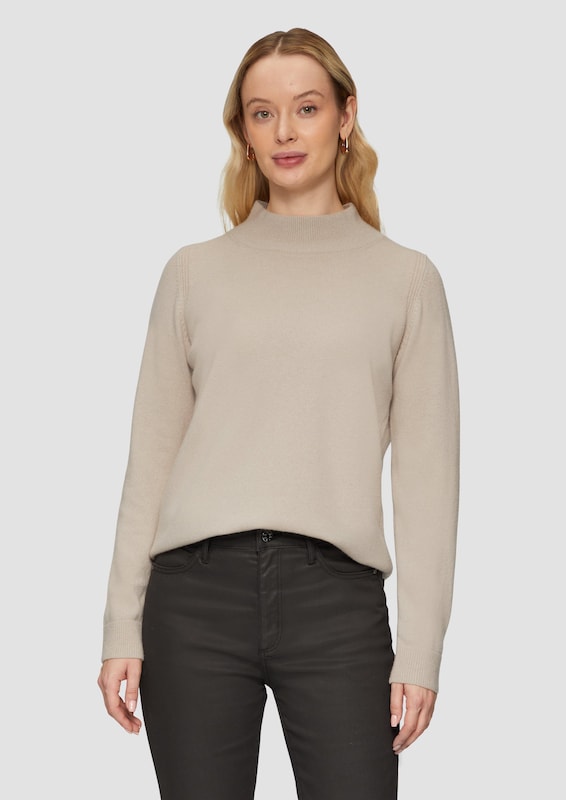 s.Oliver BLACK LABEL s.Oliver BLACK LABEL Pullover in Beige Kostenloser Versand international