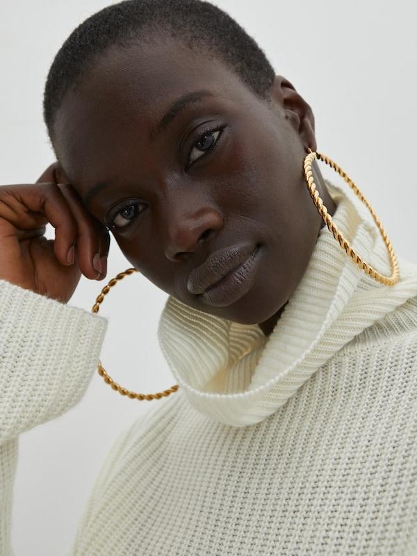 EDITED EDITED Pullover mit Kaschmiranteil 'Allegra' in Weiß Online